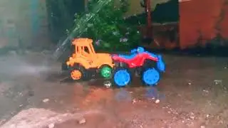 Bruder Construction Trucks tor Kids! Unboxing JCB Backhoe l JackJackPlay