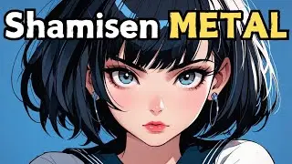 【Japanese BGM】Shamisen × Metal - Azure Dominion | Perfect for Work, Study, and Gaming