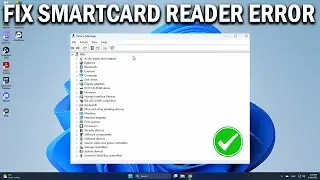 How To Fix Microsoft Usbccid Smartcard Reader WUDF Not Working in Windows 10 or 11 - Easy Fix