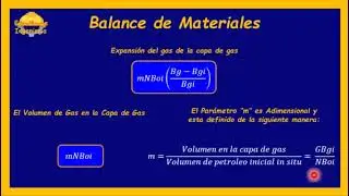Yacimiento II Definición de Balance de Materiales.