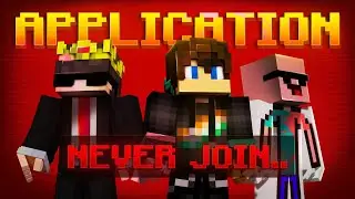 Minecraft SMP Application.... Never Join 💀