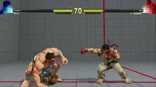 Street Fighter 5 PC Ryu vs E  Honda