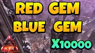 Лучший способ получить красный и синий самоцветы в ARK Ascended - Затерянная колония