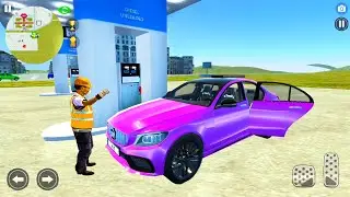 German C63 AMG Mercedes Simulator #3 - Driving In City As A Police Car - Android Gameplay
