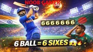 😱 6 Ball 6 Sixes! | India 🇮🇳 vs Bangladesh 🇧🇩 | Cricket League Game 🔥