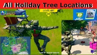 All Holiday Tree Location 🎄  Fortnite Operation Snowdown Quest Reward Walkthrough