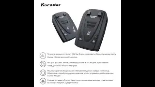 kadar g820 new auto radar detector with GPS police speed Russian alarm warning led #antiradar