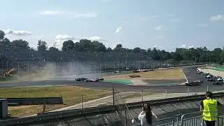 Eurocup 3 - Race 1 start caos - Monza