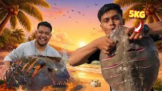 MAKJANGG KAMI BAKAR IKAN PARI JUMBO DI PANTAI BALI 