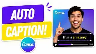 Canva Auto Captions Tutorial | FREE AI Subtitle Generator