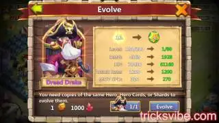 Castle Clash Evolution with 20K shards