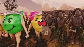 1,000,000 Uruk-hai vs 10,000 Juice Men | UEBS 2 Epic Battle