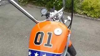 Suzuki savage LS 650 bobber general lee