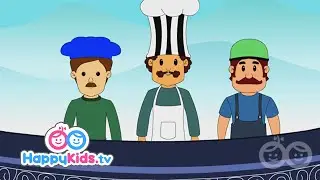 Rub A Dub Dub | Nursery Rhymes | Happy Kids | MollyShow
