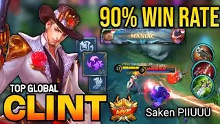 90% WIN RATE! CLINT BEST BUILD 2022 | TOP GLOBAL CLINT GAMEPLAY | MOBILE LEGENDS✓