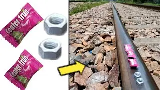 train vs center fruit chigam|train vs bolt experiment| do not try