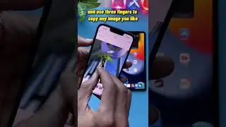 Быстро копируйте изображения с iPhone на iPad с помощью пальцев! 🪄 #iphonetips #iphonetricks