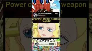 Power of Ancient weapon - Poseidon #onepieceshorts #onepiece  Shirahosi calling sea kings