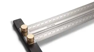 Precision Steel T Rule with Pencil and 12 Leads - R9011