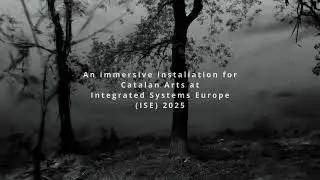 KAIROS - inmersive video installation - Integrated System Europe ISE  2025