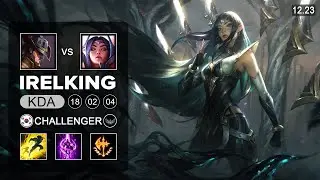 Irelia vs Twisted Fate Mid - KR Challenger - Patch 12.23 Season 12