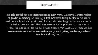 Fitness Role Model PE