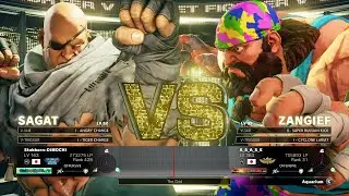 SFV Champion Edition🔥 Stubborn_DIAMOCHI (Sagat) Vs ASASE (Zangief)  🔥 Online Match's 01-13-2023