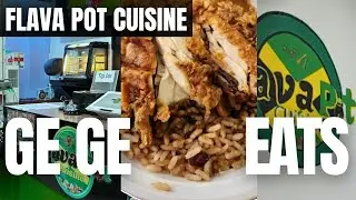 Flava Pot Cusine Jamaican foood. #Ge_Ge_Eats