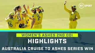 Australia v England: 2nd ODI | Hosts seal Ashes series win with five-wicket victory | Highlights