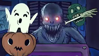Spooky Boi Advance - 10 МИНИ ИГР В ХЭЛЛОУИН НА ВЫЖИВАНИЕ - Хоррор - Прохождение