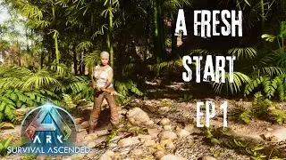 Ark Ascended The Island: Jurassic Awakening Mod: Playing Solo Starting From Scratch (Episode 1)