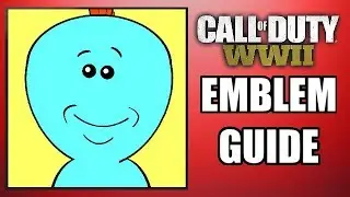COD: WW2 - MR. MEESEEKS! - Long Emblem Guide (Rick & Morty!)