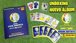 Nuevo Álbum COPA AMÉRICA Argentina Colombia 2021 Panini: UNBOXING + SOBRES (VERSIÓN DEFINITIVA)