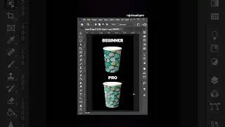 Adobe Photoshop 2026 - Tips to create realistic Cup Mockup #shorts