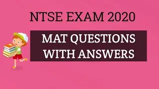 NTSE exam 2020 answer key
