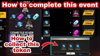 How to collect blue hexagon token full details in tamil | free fire how to use blue hexagon token