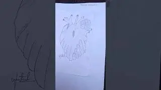 Handshake 🤝 and Heartbeat💔❤️#shortsfeed #trendingshorts #viralshort #drawing