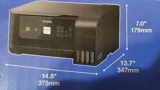 МФУ Epson L3160 WI-FI Заправка краской и первая настройка