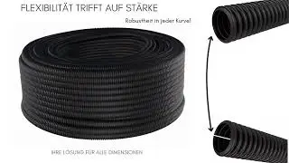 Wellrohr Wellschlauch Kabel Schutz Rohr Isolierrohr Marderschutz Leerrohr