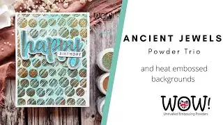 Beautiful Heat Embossed Backgrounds