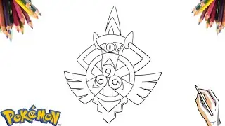 COMO DESENHAR O POK&Eacute;MON AEGISLASH ESCUDO | HOW TO DRAW POK&Eacute;MON AEGISLASH SHIELD