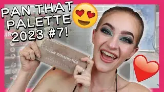 PAN THAT PALETTE 2023 #7!! (another empty shade + a new pan!!!)