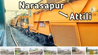 Narasapur - Attili Railway  Line Doubling & Electrification & Track Works Updates | #GULLYBOYMUNNA