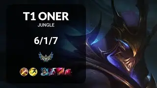 T1 Oner Zed vs Nidalee JUNGLE - KR  Patch 14.15