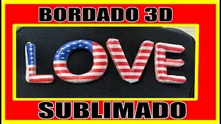 Bordado 3d SUBLIMADO - Como SUBLIMAR Gorras Brother PR1000 - How make an Embroidery puff sublimated