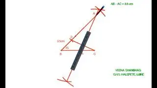 Construction of Triangle, when the base, base angle and the sum of other two sides is given