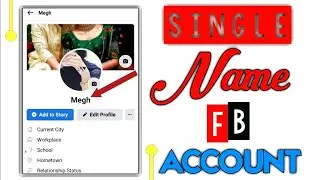 how to make single name facebook account,how to create single name facebook account