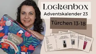 ➰Lockenbox Adventskalender 23 ➰ Teil 3 ~ Türchen 13 - 18 ~ Curly Hair Methode ~ Wavytales