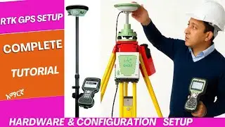 RTK GPS Setup Complete Tutorial | Using Any Receiver Step- by-Step | Amharic | አማርኛ