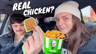 TEST TRYING KFC BEYOND MEAT VEGAN CHICKEN NUGGETS!!!!!!